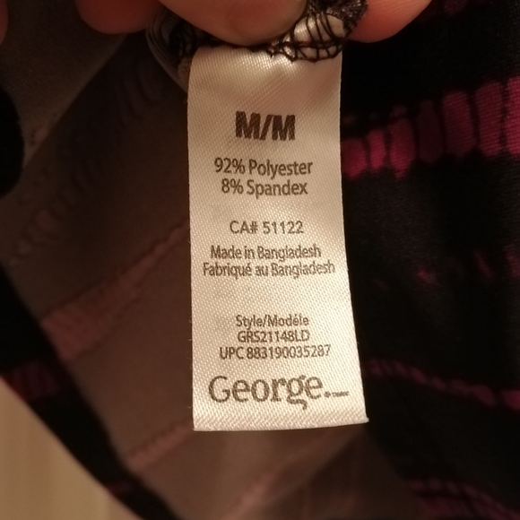 3/$30 Black and white halter top, medium - Picture 4 of 4